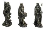 Norse Viking Warlock Gods Figurines - Set of 3