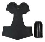 Viking Ram Skull With Thor's Hammer Wall Decor