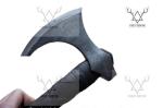 Viking Battle Axe with Leather Sheath - 27