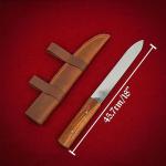 Mythrojan Viking Seax Knife with Leather Sheath