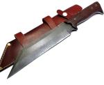 Viking Style Seax Knife with Leather Sheath