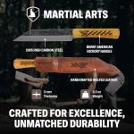 Norse Dragon Seax Knife with Leather Sheath