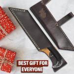 Odin's Raven Viking Seax Knife with Sheaths