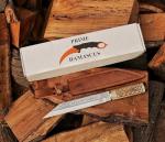 Custom Damascus Viking Seax Knife with Sheath