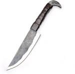 Viking Raven's Head Knife with Leather Sheath