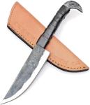 Viking Raven's Head Knife with Leather Sheath