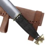 Viking Valor Seax Knife with Leather Sheath