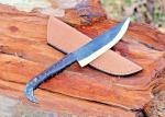 Viking Raven's Head Knife with Leather Sheath