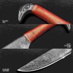 Viking 3-In-1 Knife Set with Mjolnir Pendant