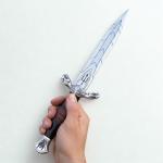 Custom 18" Damascus Viking Seax Knife