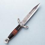 Custom 18" Damascus Viking Seax Knife