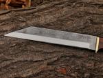 Engraved Hand Forged Viking Seax Hunting Knife