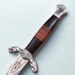 Custom 18" Damascus Viking Seax Knife