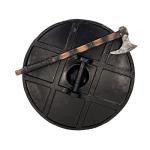Viking Wolf Shield and Axe Props for LARP