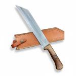 Personalized Viking Seax Hunting Sword - Damascus Steel