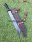 Viking Valhalla Hand Forged Carbon Steel Seax Knife