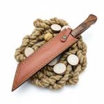 Personalized Viking Seax Hunting Sword - Damascus Steel