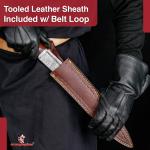 Viking Seax Knife – Hand Forged Damascus Steel