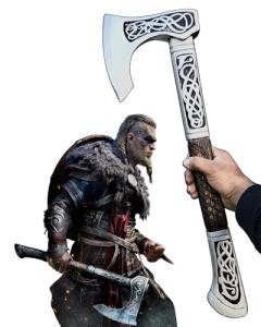 Eivor Viking Battle Axe - Hand Forged Steel