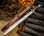 Viking Seax Sword with Rune Blade and Handle