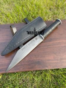 Personalized Carbon Steel Viking Seax Camping Knife