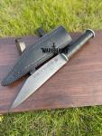 Personalized Carbon Steel Viking Seax Camping Knife