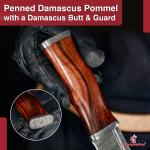 Viking Seax Knife – Hand Forged Damascus Steel