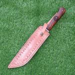Personalized Damascus Viking Seax Hunting Knife
