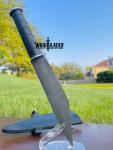 Personalized Carbon Steel Viking Seax Camping Knife