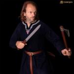 Viking Seax Knife with Leather Sheath - 18