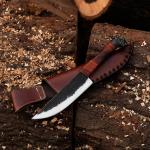 Odin's Wolf Viking Knife with Seax Blade