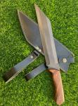 Handmade Viking Seax Knife - Railroad Spike Style