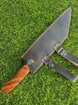Handmade Viking Seax Knife - Railroad Spike Style
