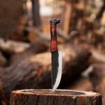 Odin's Wolf Viking Knife with Seax Blade