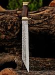 Viking Seax Knife with Leather Sheath