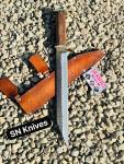 Personalized 18-Inch Carbon Steel Viking Seax Knife