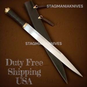 Viking Saxon Seax Sword - Battle Ready J2 Steel
