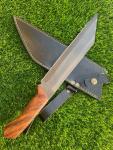 Handmade Viking Seax Knife - Railroad Spike Style