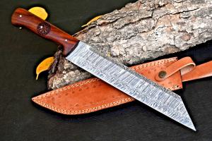 Custom 16" Viking Seax Knife - Hand Forged