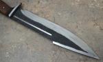 Custom Viking Style Seax Knife with Rail Track Design