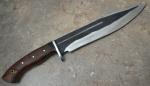 Custom Viking Style Seax Knife with Rail Track Design