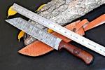 Custom 16" Viking Seax Knife - Hand Forged