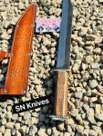 Personalized 18-Inch Carbon Steel Viking Seax Knife