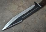 Custom Viking Style Seax Knife with Rail Track Design