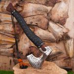 Viking Axe with Rosewood Handle and Sheath