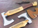 Personalized Carbon Steel Viking Bearded Throwing Axe