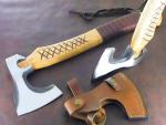 Personalized Carbon Steel Viking Bearded Throwing Axe