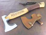 Personalized Carbon Steel Viking Bearded Throwing Axe