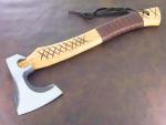 Personalized Carbon Steel Viking Bearded Throwing Axe