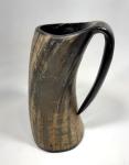 Vintage 7-Inch Viking Ox Horn Drinking Mug